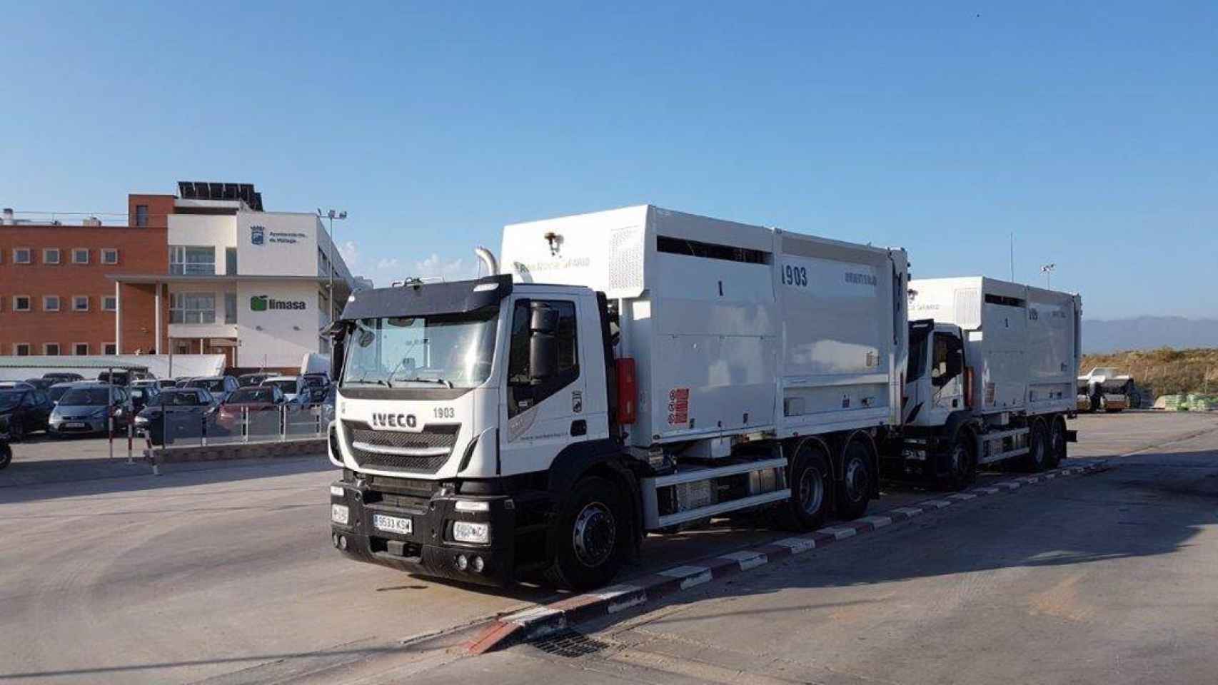 Uno de los nuevos vehículos de Limasam, la empresa de limpieza de Málaga.