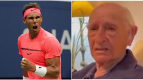 Rafa Nadal felicita por su cumpleaños al abuelo gallego que se hizo viral gracias a su nieta