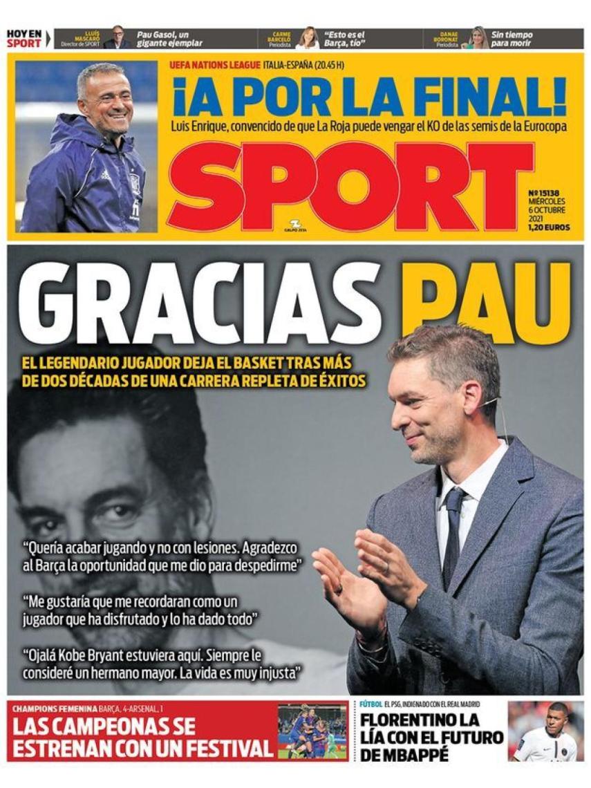 Portada SPORT