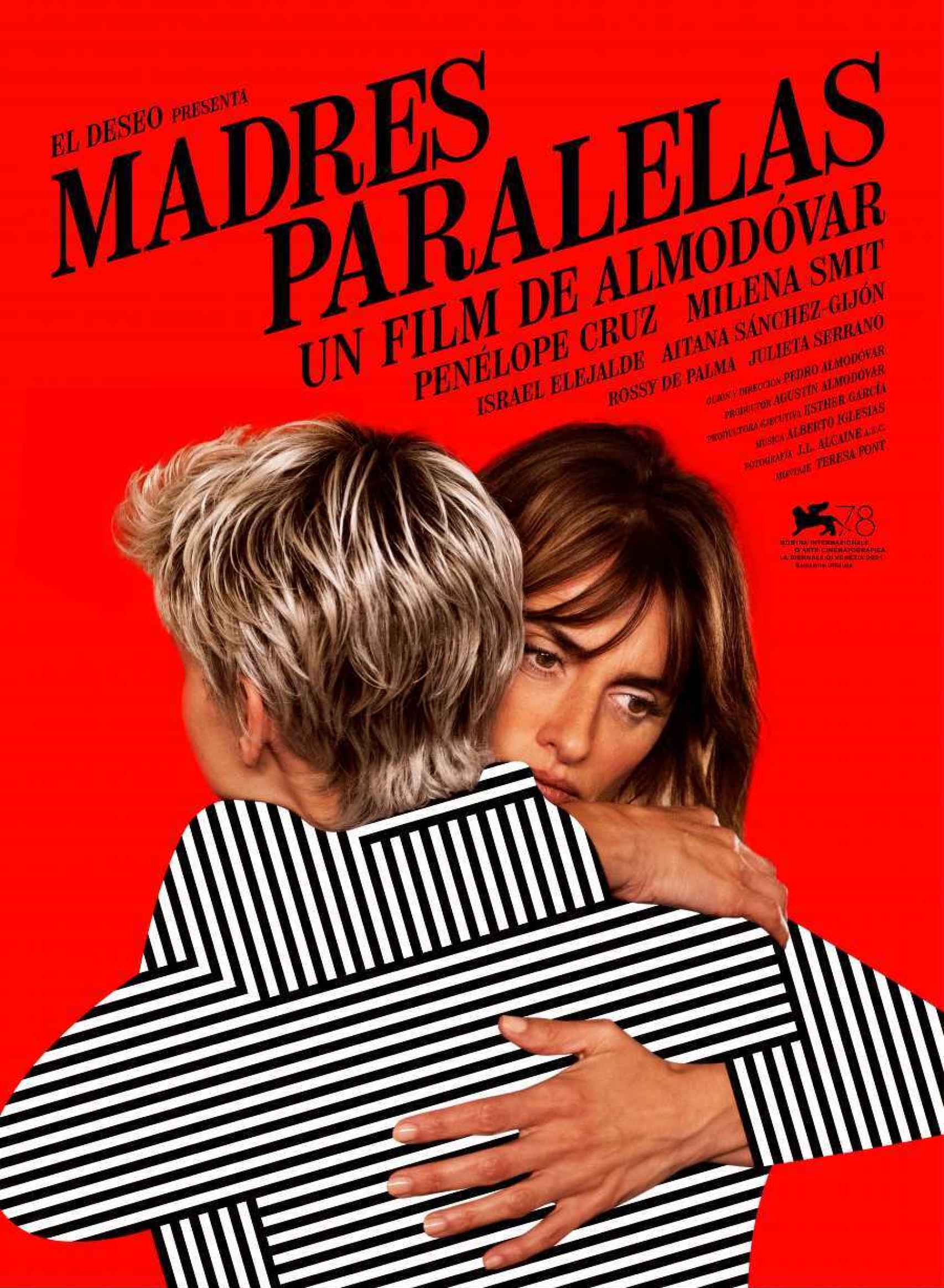 Cartel oficial de 'Madres Paralelas', nueva película de Pedro Almodóvar