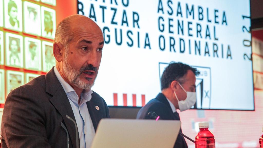 Aitor Elizegi, presidente del Athletic Club de Bilbao