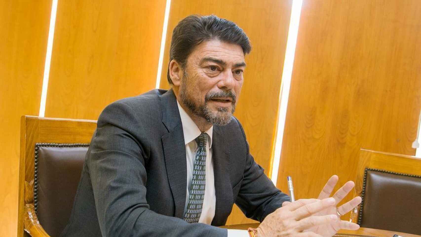 El alcalde de Alicante, Luis Barcala, en imagen de archivo.