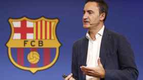 Ferran Reverter, CEO del FC Barcelona, durante la presentación de la 'Due Diligence'