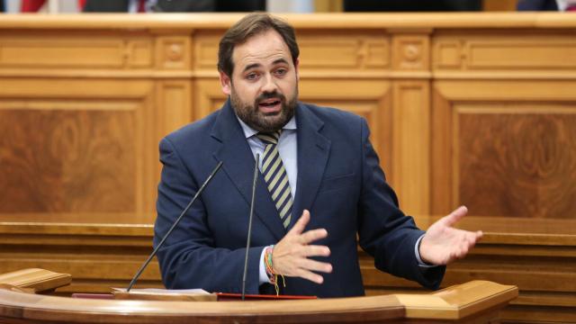 Paco Núñez durante su intervención en el Debate del Estado de la Región.