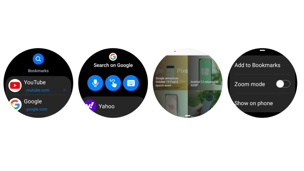 Búsquedas en Google con WearOS