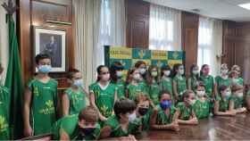 Presentación de las selecciones de minibasket en la sede de Caja Rural de Zamora