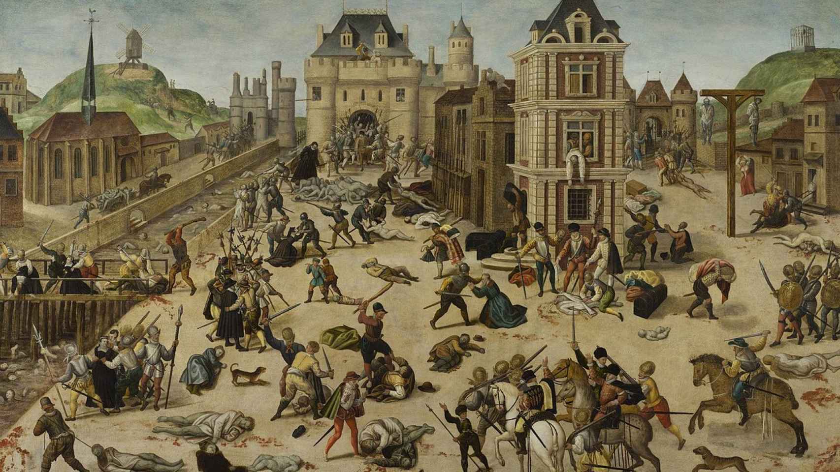Cuadro de 'La masacre de San Bartolomé' de François Dubois.