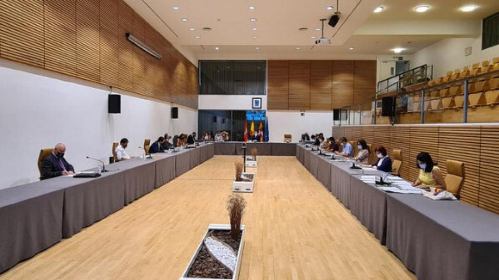 Reunión del pleno del Ayuntamiento de Salamanca en el Palacio de Congresos