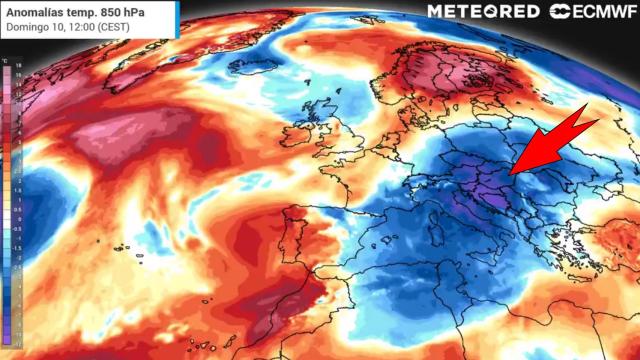 La influencia de la borrasca Athina en el Mediterráneo. METEORED.