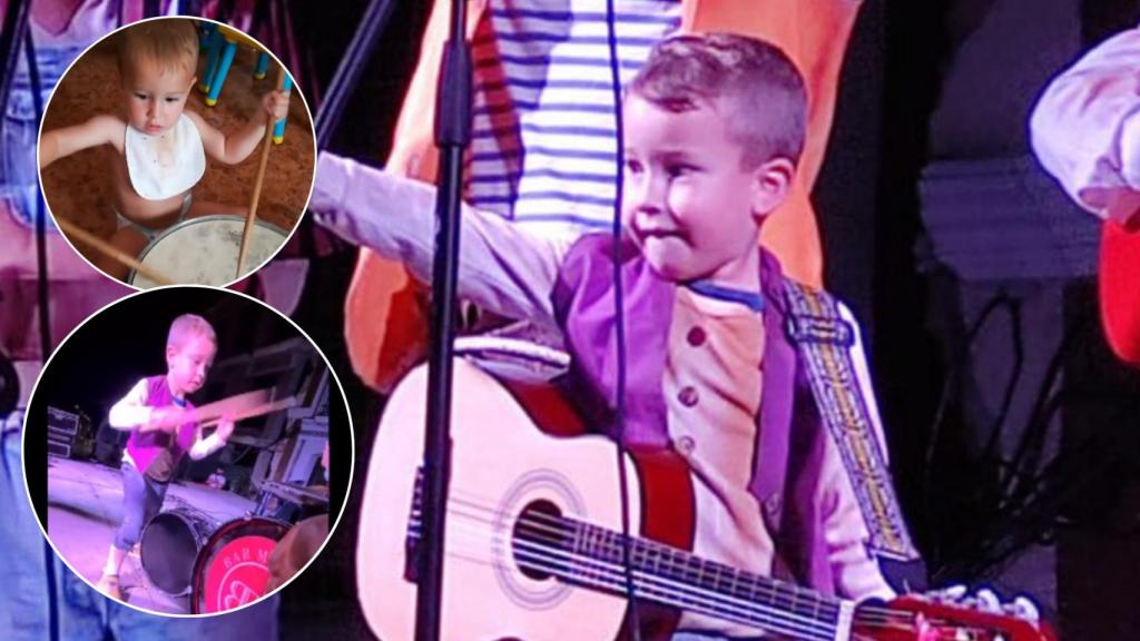 Manuel, el pequeño percusionista que ha enamorado al mundo del carnaval.