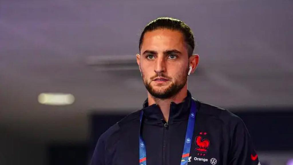 Adrien Rabiot, con la selección de Francia