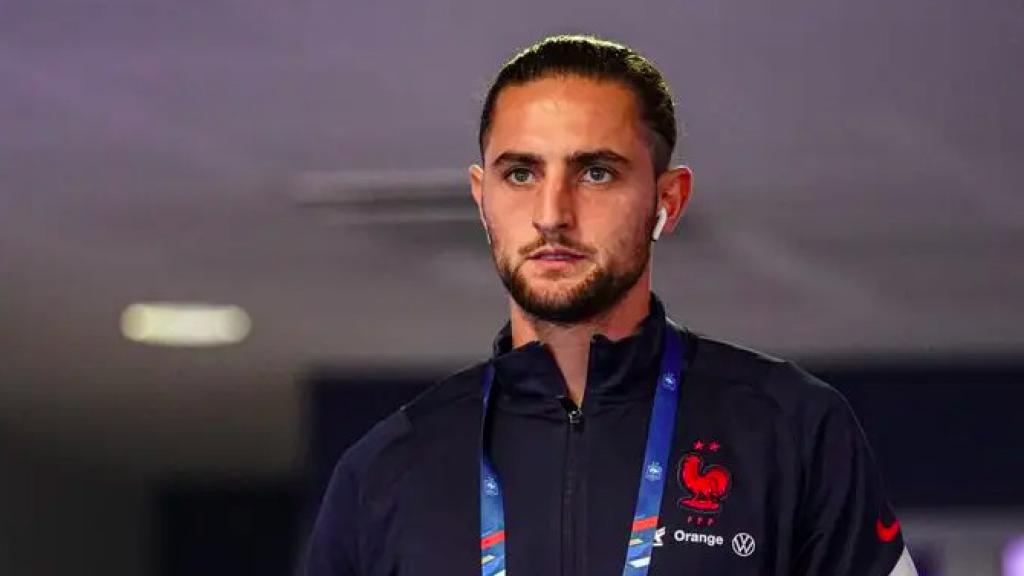 Adrien Rabiot, con la selección de Francia