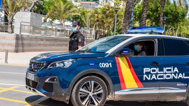 Un vehículo de la Policía Nacional.