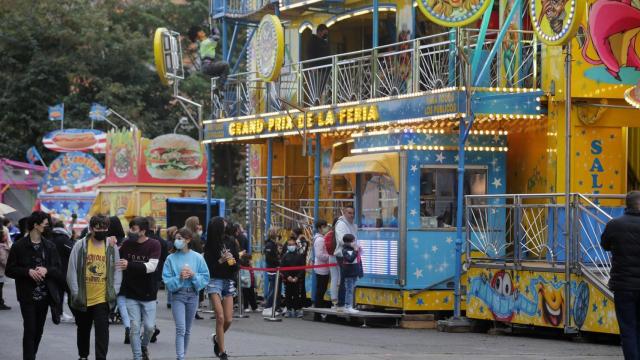 Una atracción de feria durante las fiestas de San Froilán de este año.