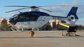 Helicóptero sanitario del Sescam