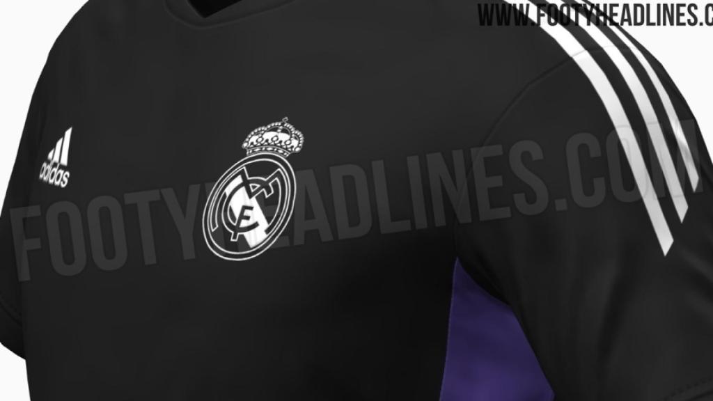 Los detalles filtrados de la camiseta de entrenamiento del Real Madrid para la 2022/2023