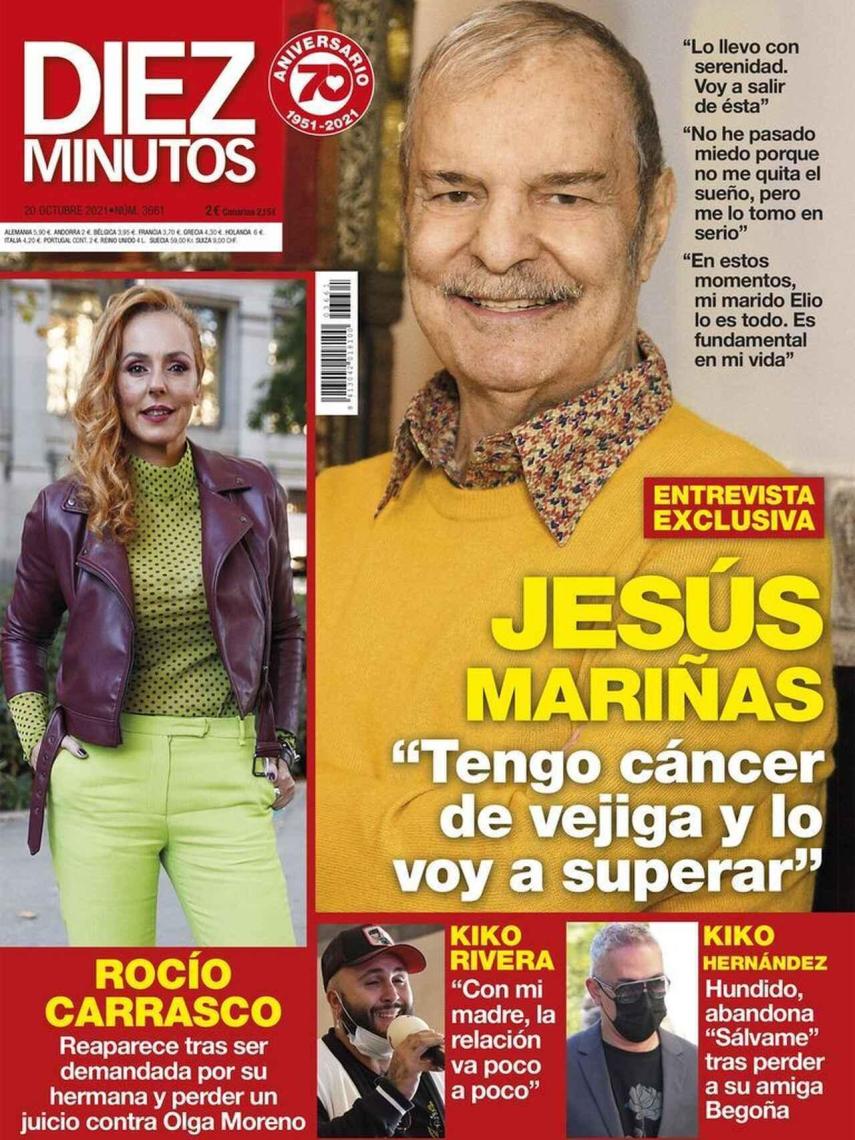 Portada de la revista 'Diez Minutos'.