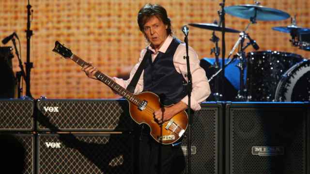 McCartney durante una actuación en 2014.