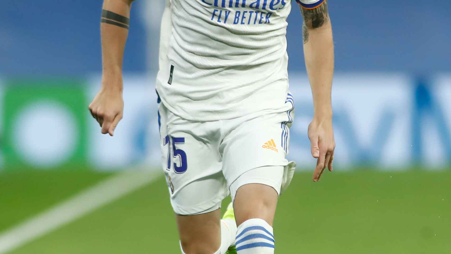 Fede Valverde, en un partido del Real Madrid en la temporada 2021/2022