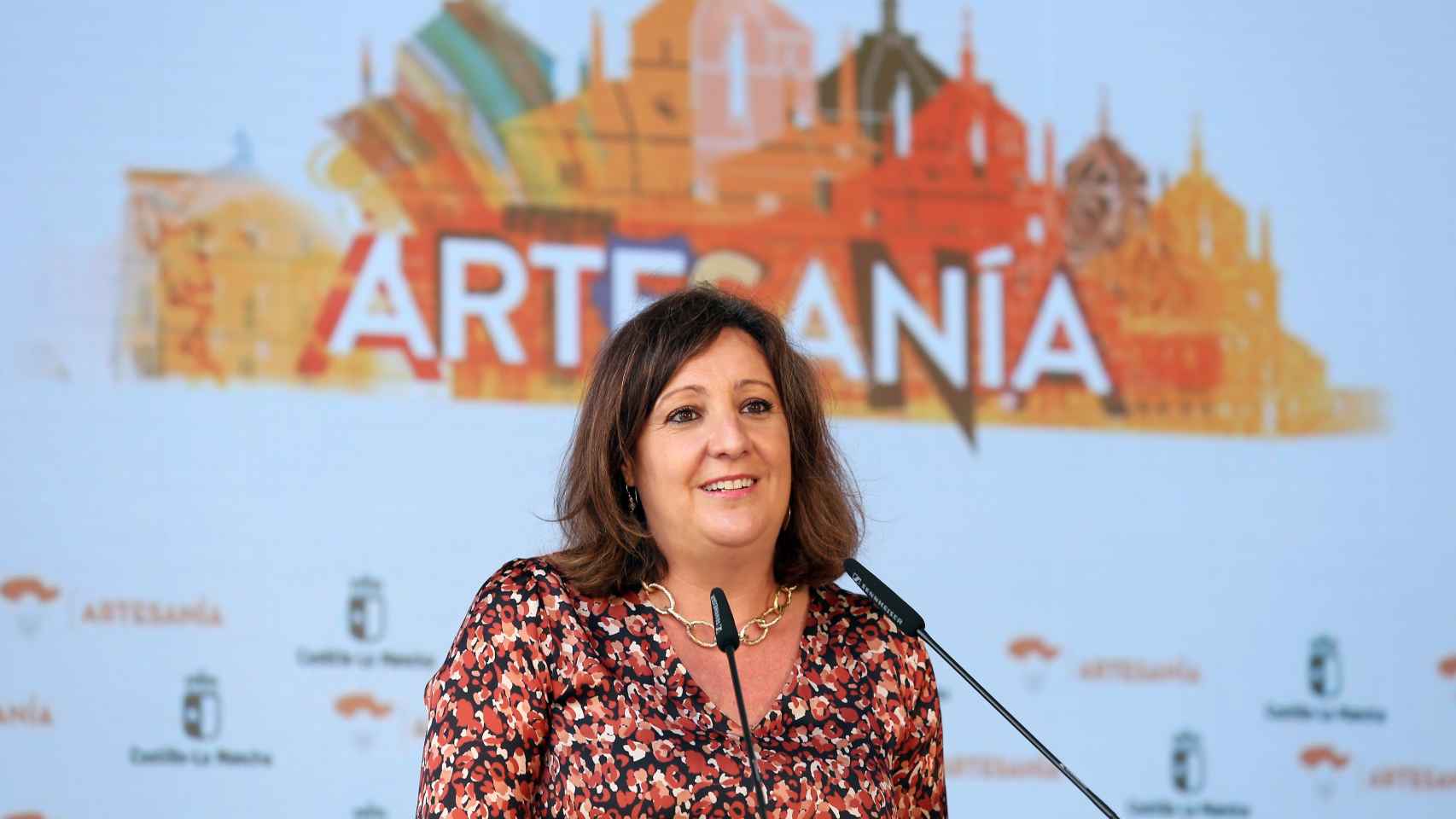 Patricia Franco, consejera de Economía de Castilla-La Mancha, este lunes en Farcama 2021