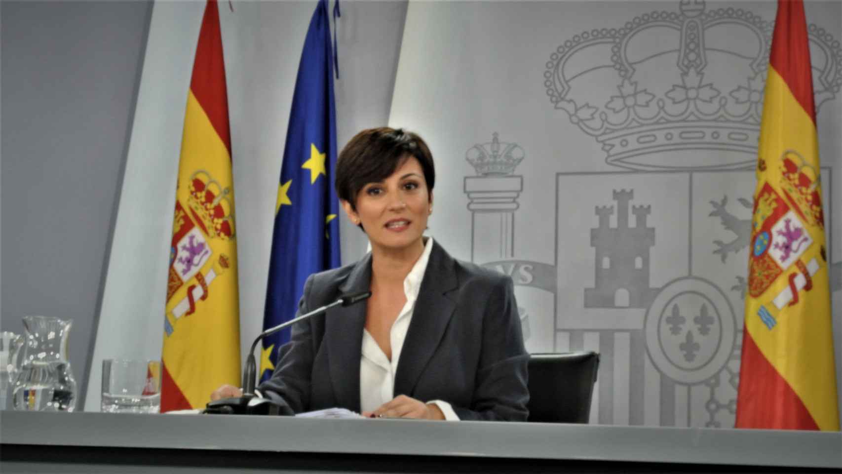 Isabel Rodríguez, ministra de Política Territorial y portavoz del Gobierno, en Moncloa.