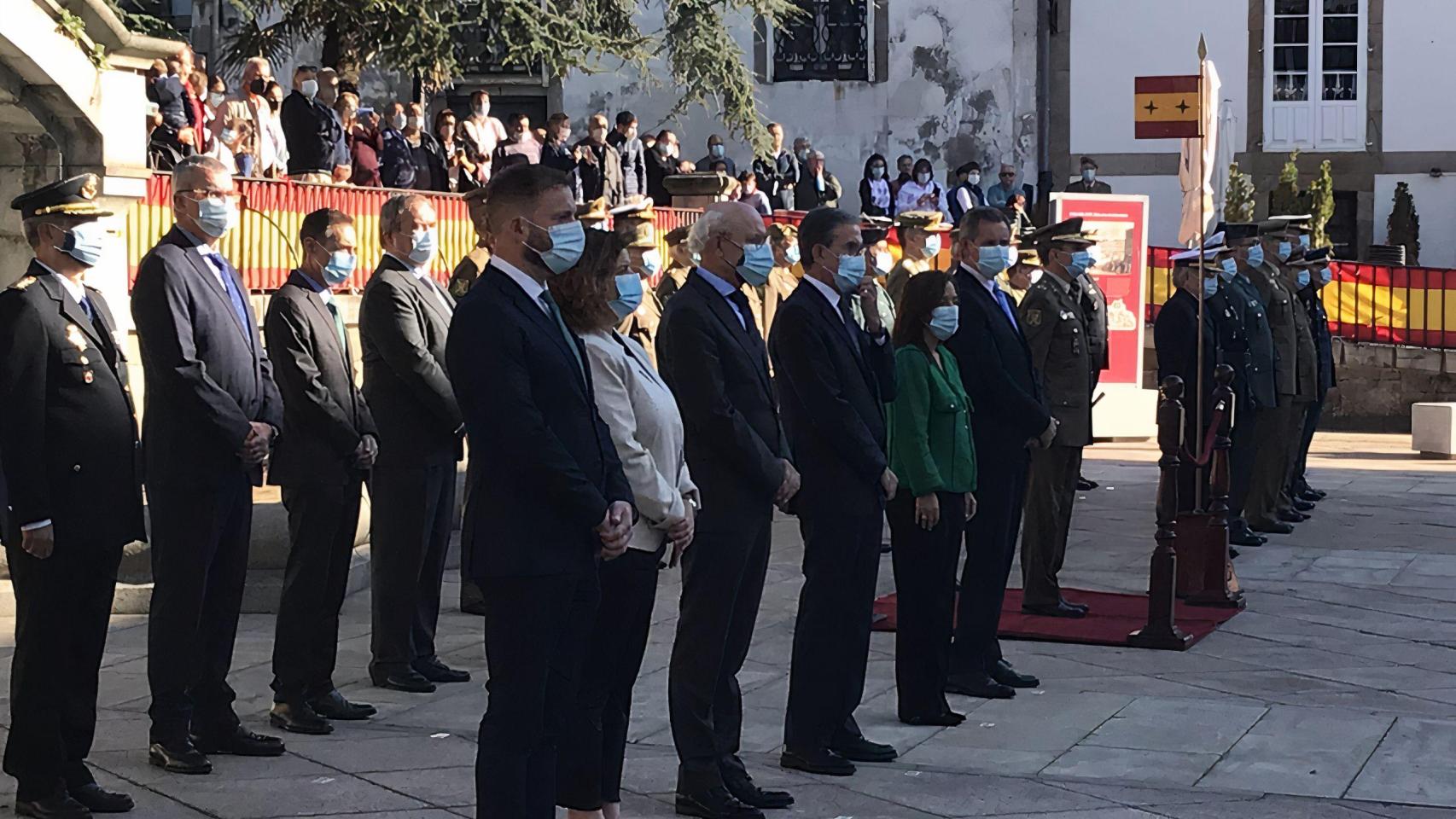 Acto conmemorativo en A Coruña del Día de la Fiesta Nacional, en una imagen de archivo