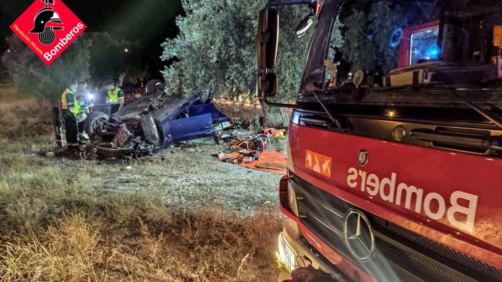 Accidente de tráfico en San Vicente del Raspeig.