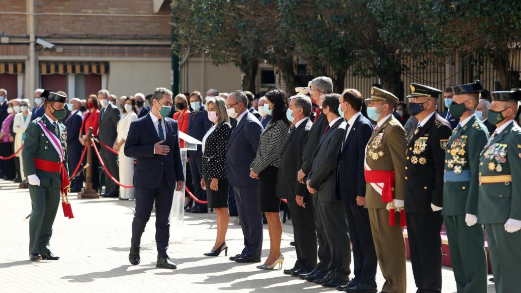 Acto por la festividad de la Virgen del Pilar en Toledo. Foto: Óscar Huertas