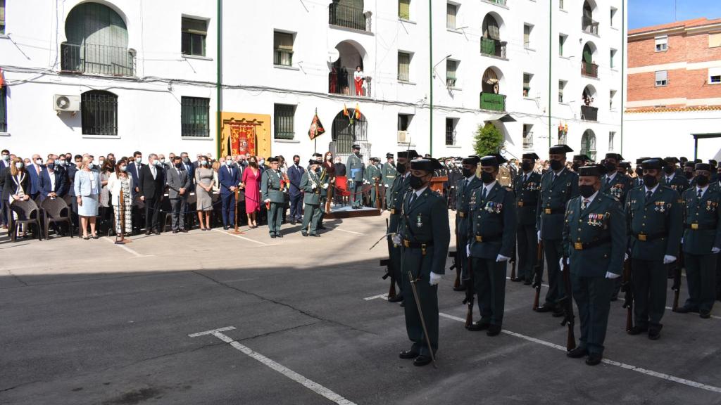 Acto en Ciudad Real por la celebración de la Virgen del Pilar. Foto: Ayuntamiento de Ciudad Real