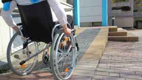 Imagen de archivo de una persona con discapacidad