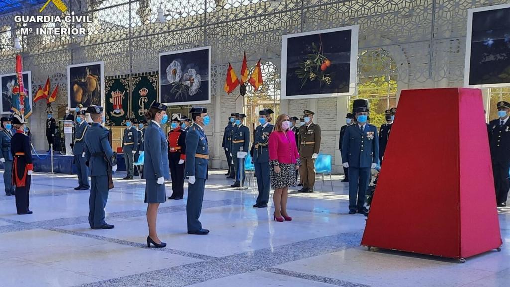 Acto organizado con motivo de la Festividad de la Virgen del Pilar en Alicante.