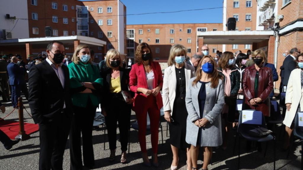 Representantes institucionales en la celebración de la patrona de la Guardia Civil en Zamora