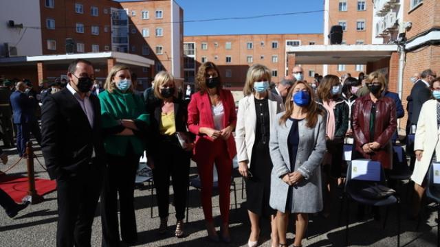 Representantes institucionales en la celebración de la patrona de la Guardia Civil en Zamora