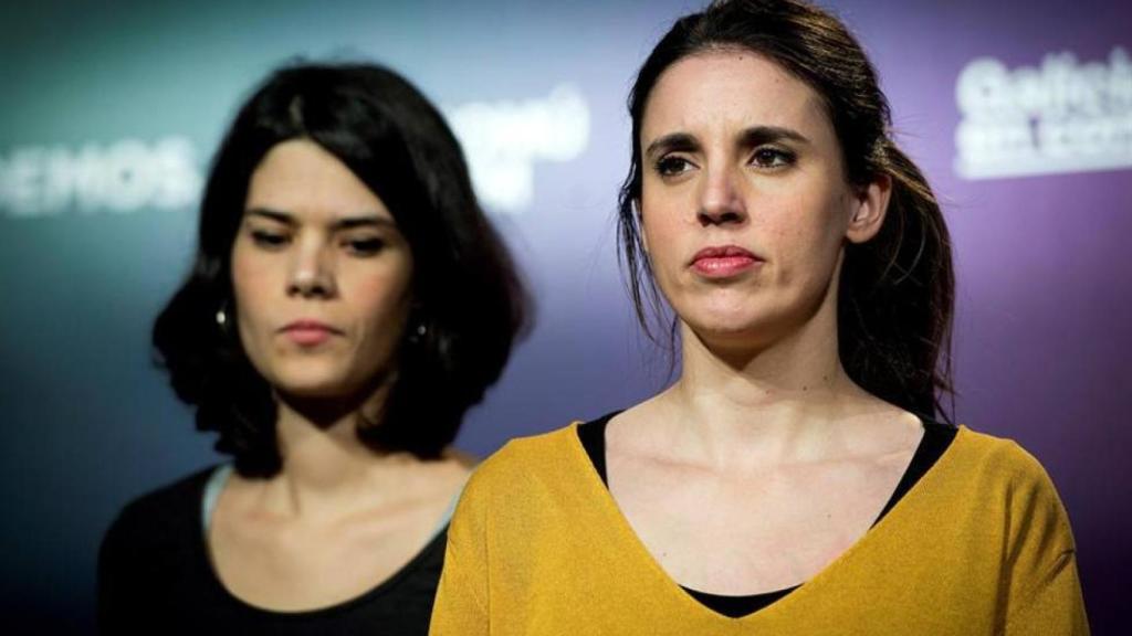 Irene Montero e Isa Serra. Efe