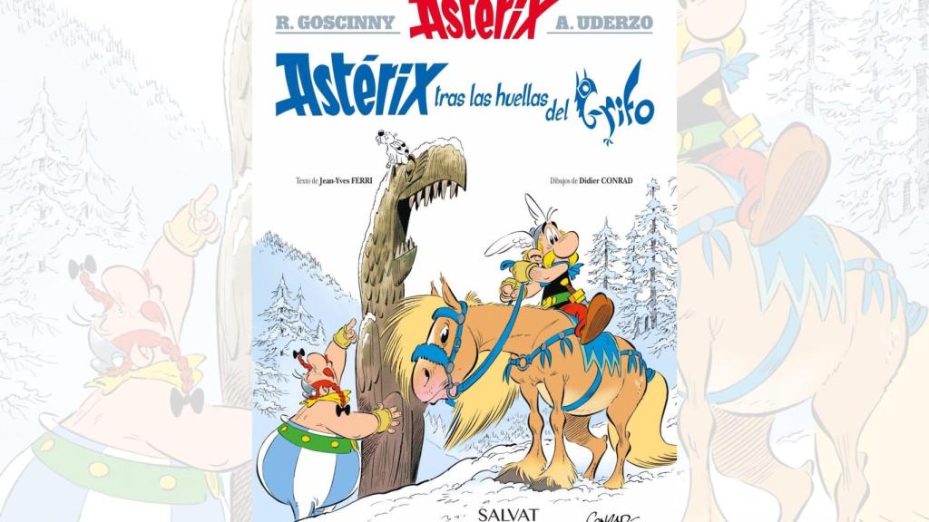 Portada de ‘Astérix tras la huella del grifo’