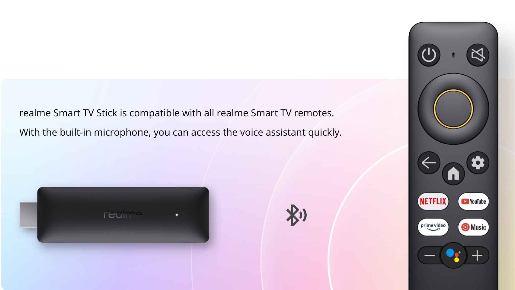 Mando del Realme Google TV Stick 4K