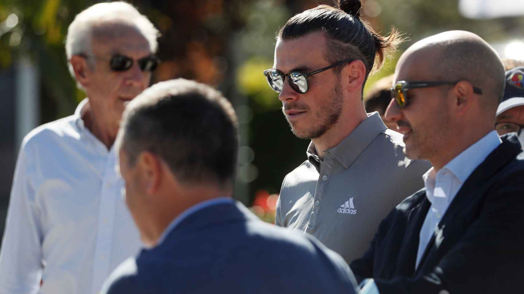 Gareth Bale, en el Open de España de golf