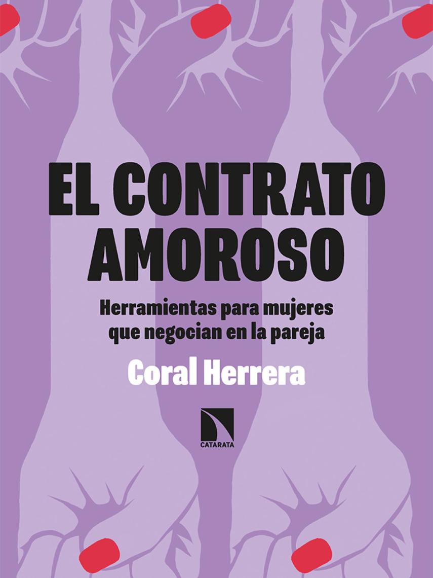 Portada de 'El contrato amoroso', el nuevo libro de Coral Herrera.