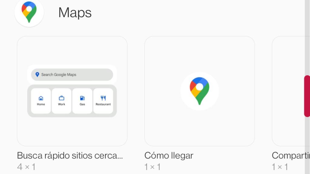 Asi es el nuevo widget de Google Maps