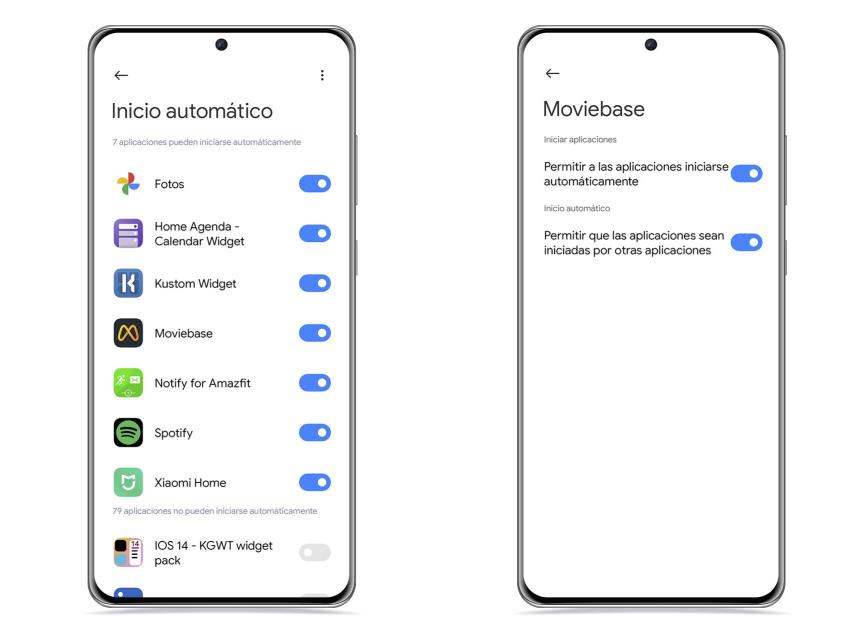 Inicio automático en MIUI