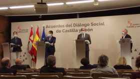 Firma del acuerdo del Diálogo Social