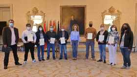 Entrega de los diplomas en el Ayuntamiento de Salamanca