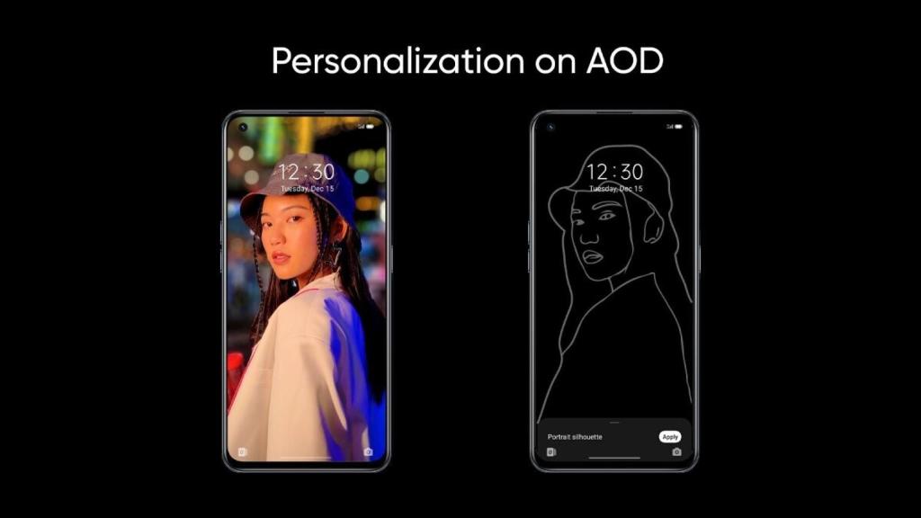 AOD en Realme UI 3