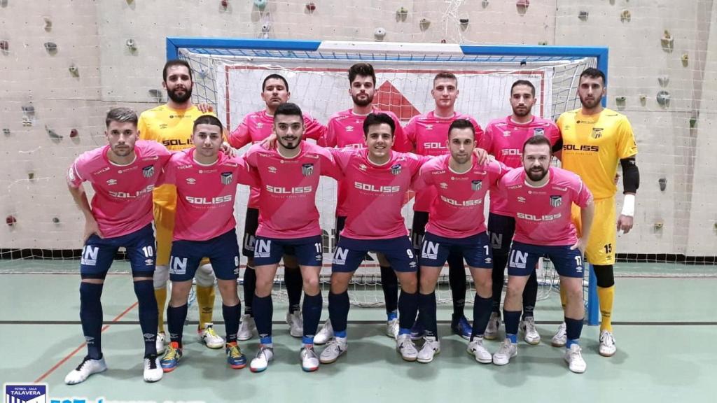 Soliss FS Talavera antes del partido frente al Benavente