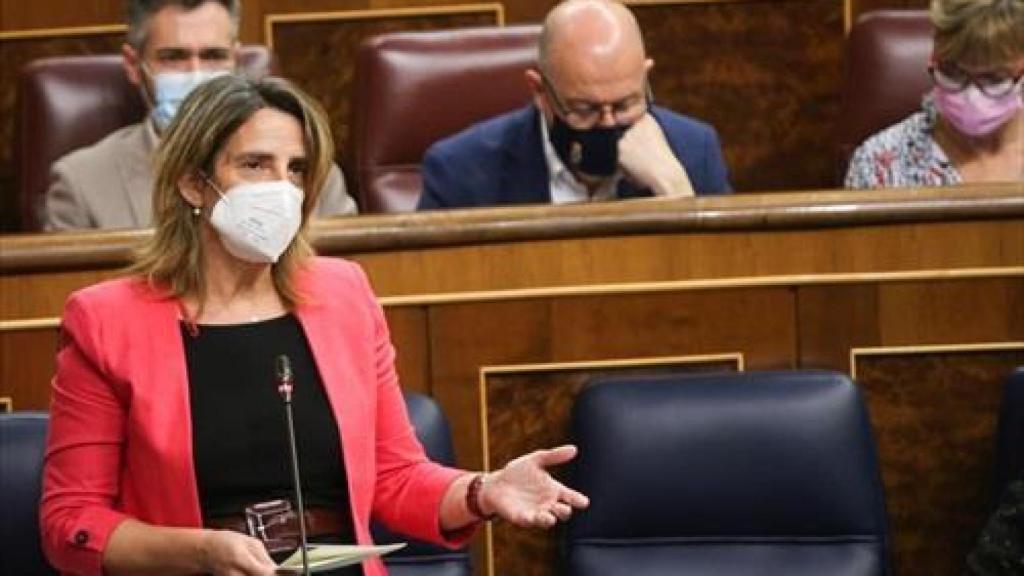 Teresa Ribera, vicepresidenta tercera del Gobierno en el Congreso.