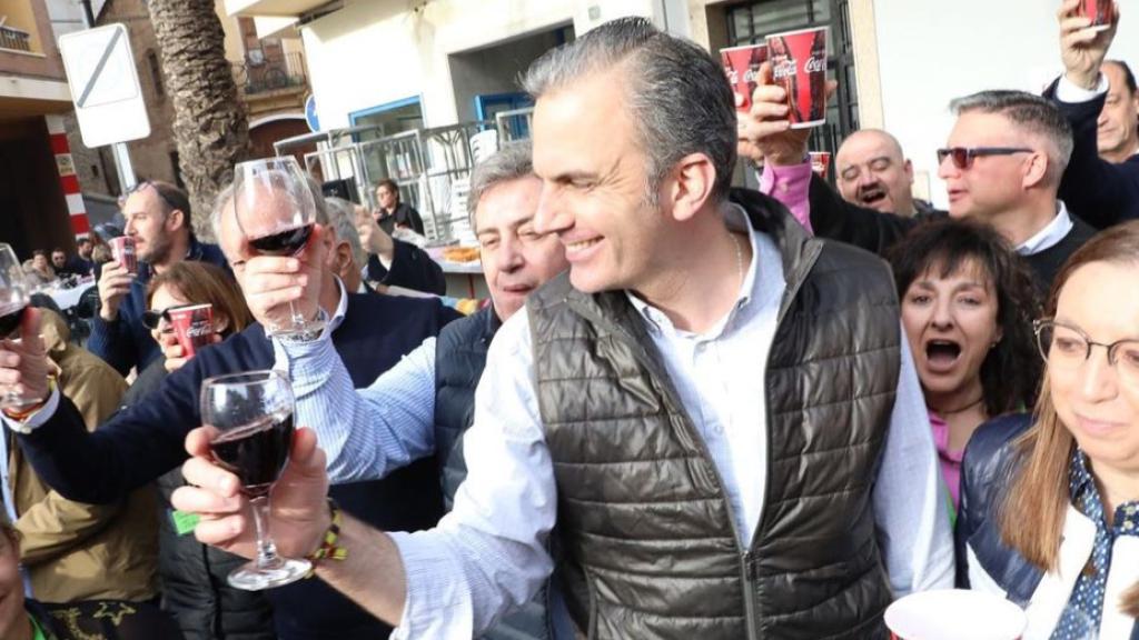 El secretario general de Vox, Francisco Javier Ortega Smith, en un acto en Castellón.