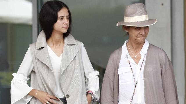 Victoria Federica junto a su madre, en una foto de archivo.