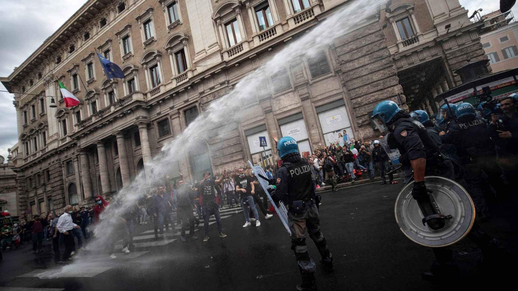 Protestas el pasado día 9 en Roma.