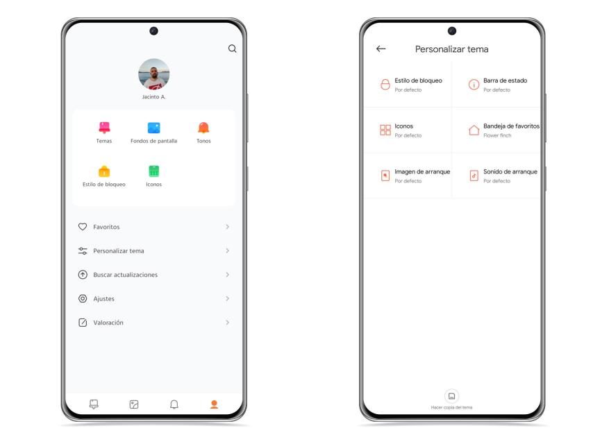 Personalizar tema en Xiaomi