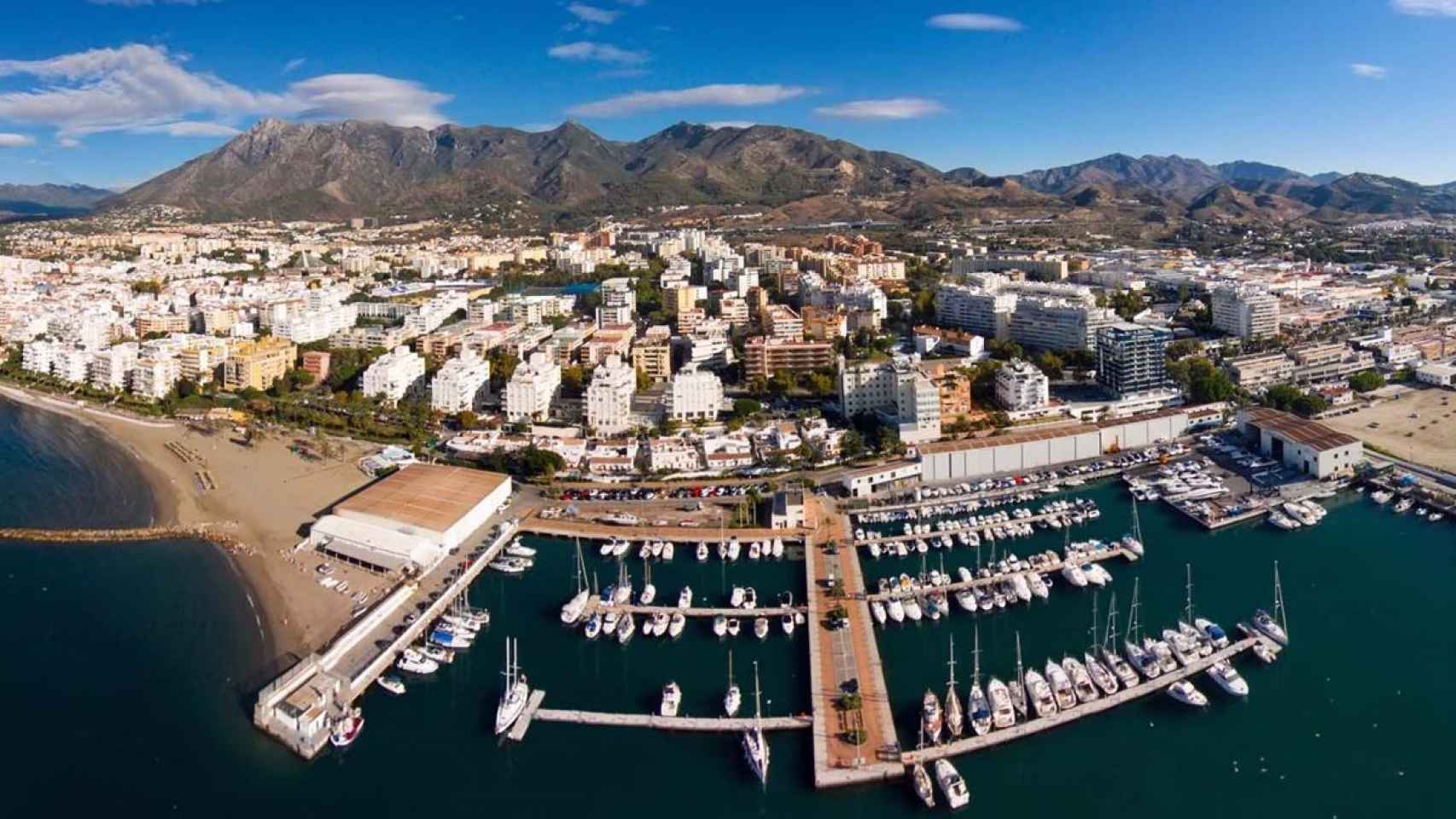 Vista de la ciudad de Marbella.